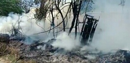 پورهيتن جي گهر کي باهه، الهه تلهه سڙي رک