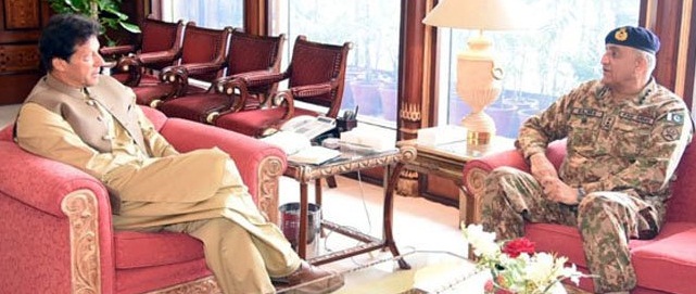 وزيراعظم عمران خان سان آرمي چيف جي ملاقات