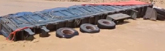ملير نديءَ ۾ پاڻي، 3 ٽرالر ڪلٽي، ڊرائيور محفوظ