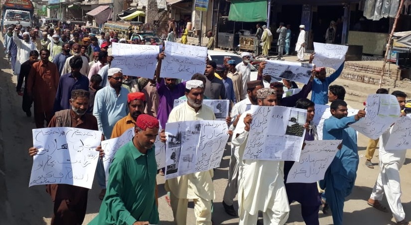 سيپڪو جي زيادتين خلاف علائقي واسين جو احتجاج