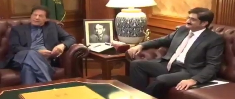 مراد علي شاهه جي عمران خان سان ملاقات، آٰءِ جي تبديل ڪرڻ تي اتفاق