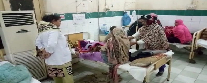 گهر کي باهه، گهر جا 7 ڀاتي سڙي زخمي، اسپتال داخل