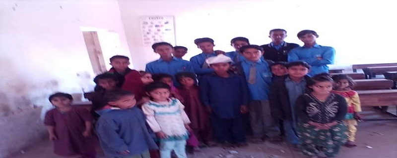 اسڪول جي بلڊنگ زبون، چاپڙ ڪرڻ سبب 2 ٻارڙا زخمي