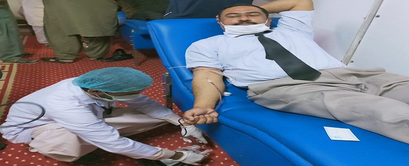 ٿيليسيميا جي مريض ٻارڙن لاءِ وڪيلن پاران رت جو عطيو