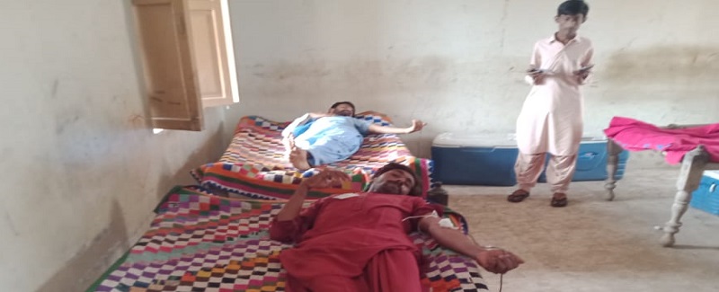 ٿيليسيميا جي مريضن لاءِ رت جي عطيي لاءِ ڪيمپ