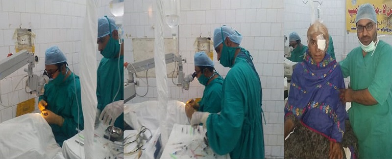ٺل ۾ مفت اکين جي ڪيمپ، سوين مريضن جو علاج