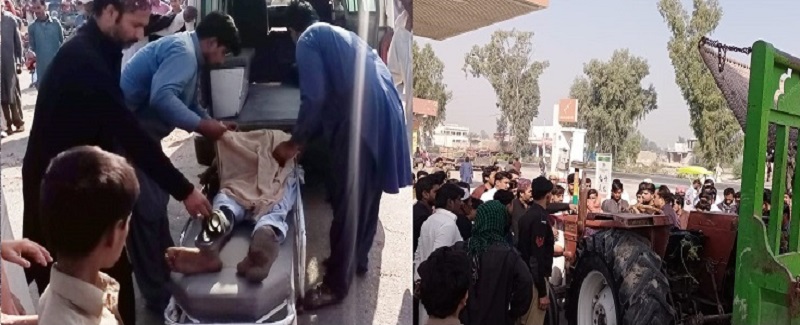 ٽريڪٽر جي ٽڪر ۾ هڪ فوت هڪ زخمي، ڊرائيور فرار