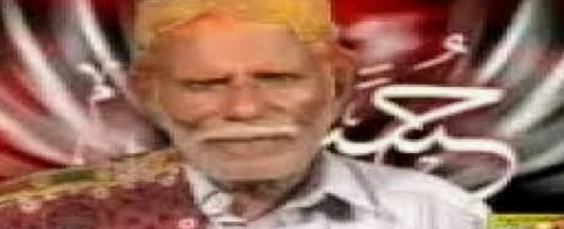 منٺار مولودي ۽ هڏن جي جوڙ جو ماهر خدابخش ڪٻر فوت