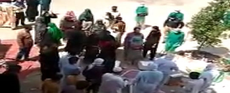 ڪورونا مرڪز ۾ وري ڀڃ ڊاهه پوليس خاموش تماشائي