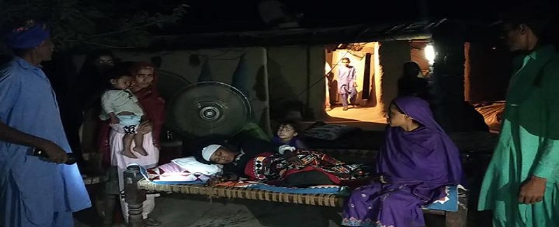 گهرن تي حملو عورت اغوا، متاثرن جو احتجاج