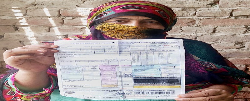 سيپڪو جو ڪارنامو، بيواهه عورت کي پوڻا 3 لک جو بل