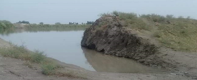گڊو واهه ۾ چاڙهه ڪپر ڪمزور ڳوٺ ۽ فصل ٻڏڻ جو خطرو