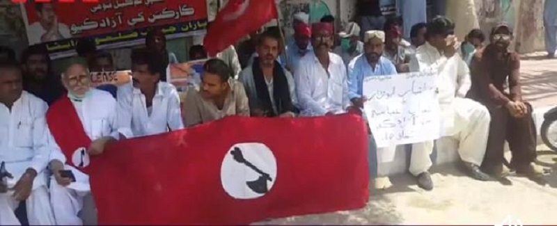 کنڀي گم ڪيلن جي بازيابي لاءِ احتجاجي ڪيمپ قائم