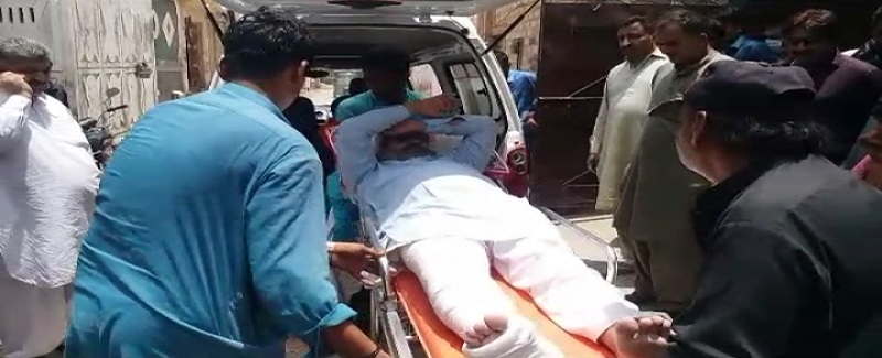 پ ٽ الف جو اڳواڻ شفيع محمد سٺيو روڊ حادثي ۾ زخمي