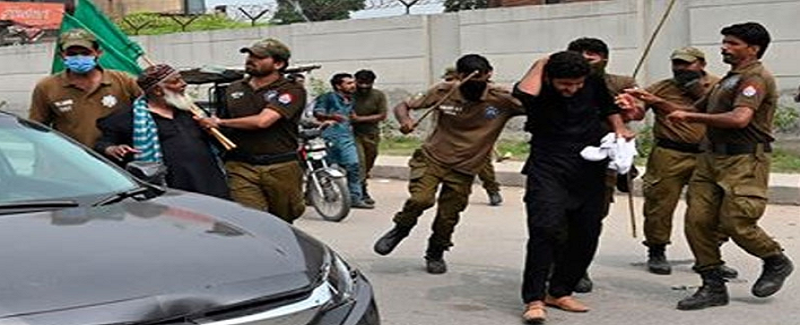 لاهور مان گرفتار 58 مسلم ليگي ڪارڪن جيل حوالي