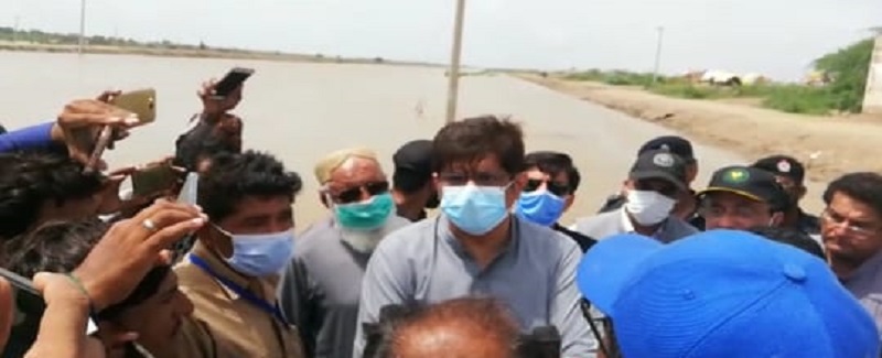 وڏي وزير جو برسات سٽيل علائقن جو دور، جهڏو ۾ خيمه بستي قائم