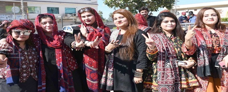 ڪشمور کان ڪراچي تائين سنڌ ثقافتي رنگن ۾ رنگجي وئي