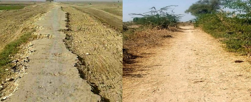2010 مھا ٻوڏ ۾تباھ ٿيل روڊ جي مرمت اڄ تائين نه ٿي