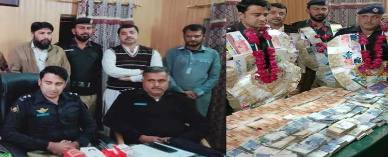 پوليس جي ڪاروائي چوري ٿيل 80 لک ۽ جوابدار هٿ
