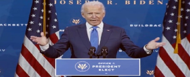 ايران متعلق ايشيا يورپ ۽ چين سان گڏجي فيصلا ڪبا،بائيڊن
