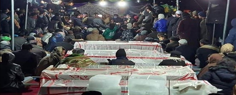 مچ سانحي خلاف ڇهين ڏينهن منفي 10 سردي ۾ ڌرڻو جاري