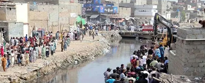 محمود آباد نالي تي حددخلين خلاف آپريشن
