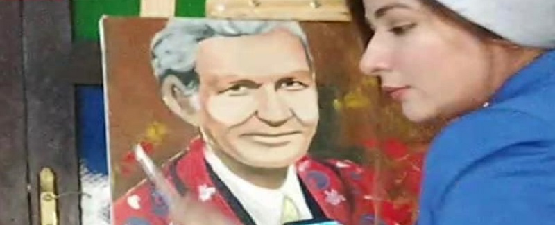 رسول بخش پليجو کي انوکي انداز ۾ ڀيٽا پيش