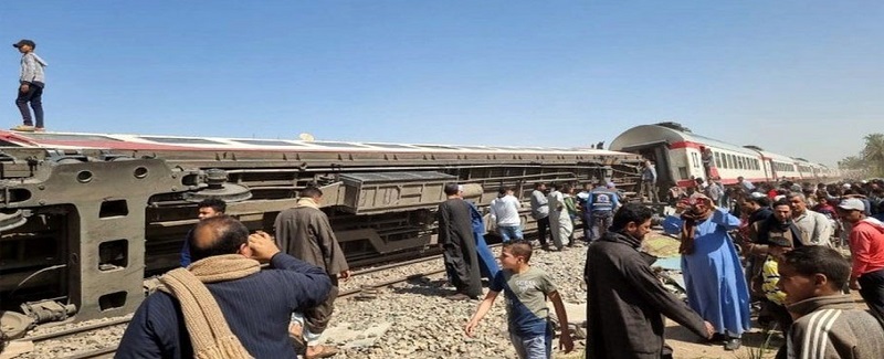 مصر ۾ مسافر ٽرينون خوفناڪ حادثي جو شڪار 32مسافر فوت