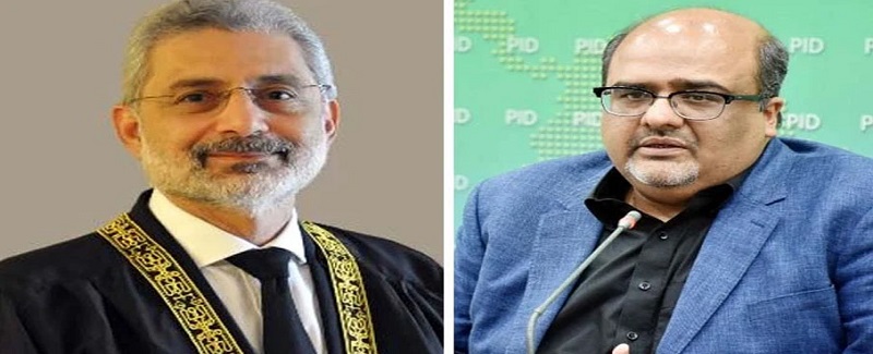 نيب جو ملازم شهزاد اڪبر عدليه کي ليڪچر ڏيندو آهي،قاضي فائز