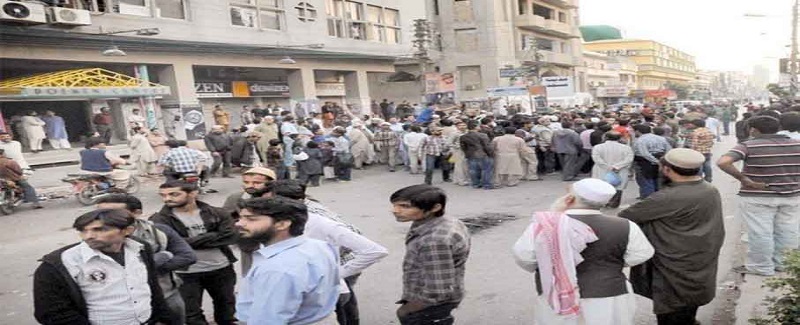 حڪومتي اعلان رد،واپاري اڳواڻ روڊن تي