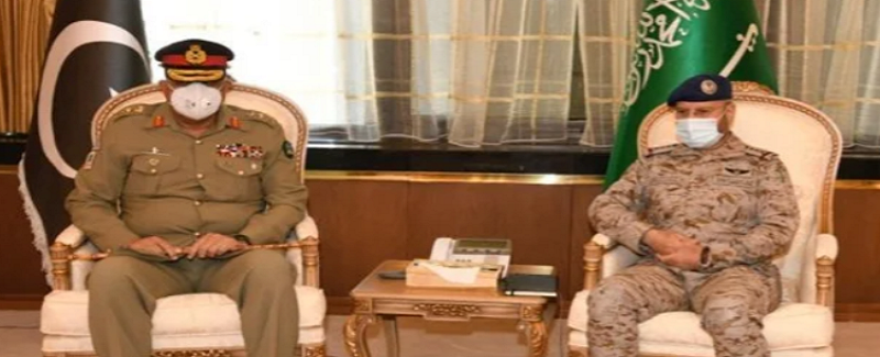 جنرل باجوا جي سعودي هم منصب سان ملاقات