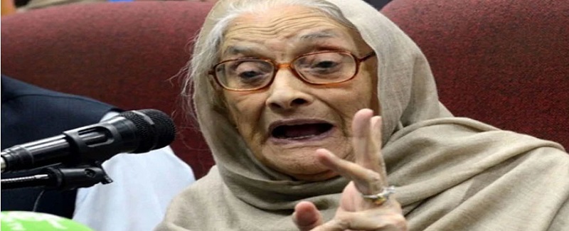 بيگم نسيم ولي خان لاڏاڻو ڪري وئي