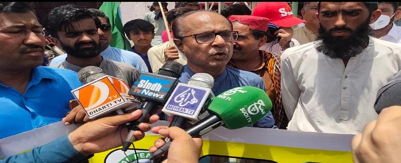قبائلي جھيڙن جي خاتمي لا۽ سماجي تنظيم جي سڏ تي احتجاج