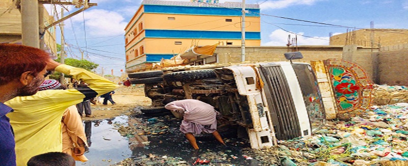 بن قاسم جي علائقن ۾ ھر طرف ڪچري ۽ گندگي جا ڍير
