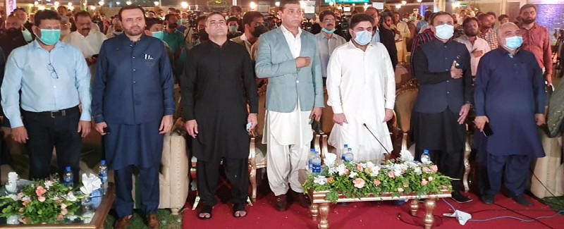 ناصر شاهه پاران سر آدم جي پارڪ جو افتتاح