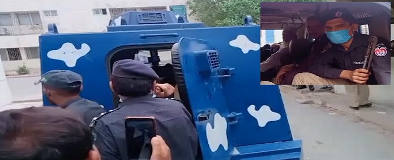پوليس صنعان قريشي کي دهشتگردي ٽوڙ عدالت ۾ پيش ڪري ڇڏيو