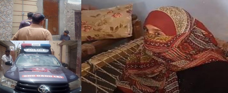 مولوي مڙس پاران گهر ۾ تالو هڻي زال قيد، چري آهي