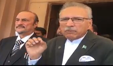 پارليامينٽ حملو ڪيس، صدر عارف علوي عدالت ۾ پاڻ پيش