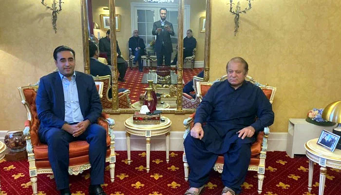 بلاول ڀٽو زرداري افطار جي دعوت تي نواز شريف جي رهائشگاهه پهتو