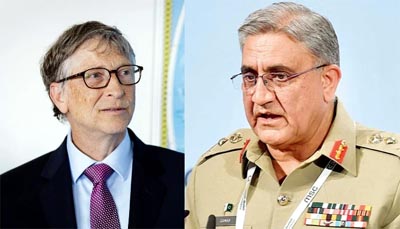 بل گيٽس جو آرمي چيف سان رابطو