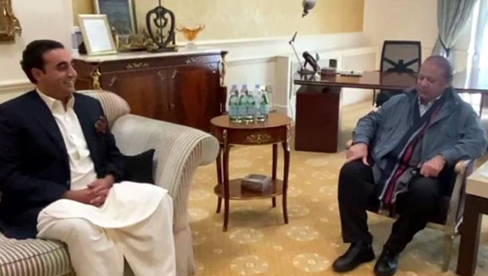 بلاول جي نواز شريف سان ملاقات