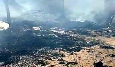 پورهيتن جي گهرن کي اوچتو باهه،قيمتي سامان سڙي رک