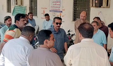 سيد نجمي عالم جو مختلف پمپنگ اسٽيشن جو دورو
