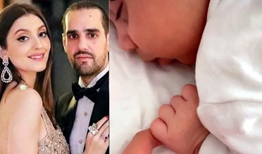 سلمان تاثير ۽ نيها راجپوت جي پٽ جي تصوير وائرل