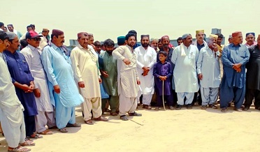 پاڻي کوٽ خلاف ڳوٺاڻن جو  احتجاج
