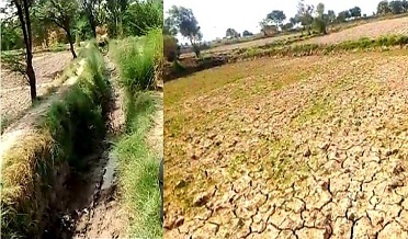 راڄ واھ ۾ پاڻي جي بدترين کوٽ، زرعي زمينون سوڪھڙي جو شڪار