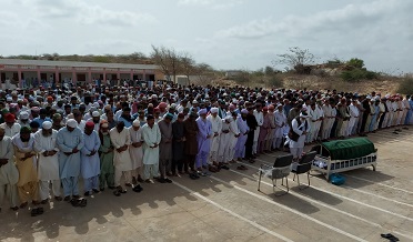 پروفيسر عبدالڪريم شيخ جي جنازي نماز ادا،مٽي ماءُ حوالي