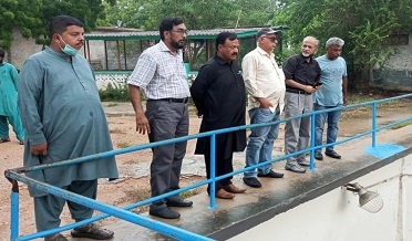 ڊي ايم ڊي واٽر بورڊ پاران ڌاٻيجي پمپنگ اسٽيشن جو تفصيلي دورو