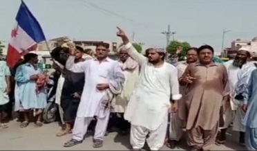 آبادگارن جو لوڊشيڊنگ،زرعي پاڻي روڊ تي نڪري آيا،احتجاج،نعريبازي