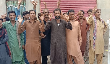 سهانجڙو واسي 3 ڄڻا خيرپور مان مبينا طور اغوا،وارثن جو بازيابي لاءِ احتجاج